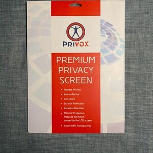 PRIVOX Premium Privacy Screen Protector PC Notebooks Laptop Anti Glare Scratch